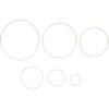 Bright Creations Anillos de metal para manualidades