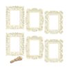 Bright Creations Marcos de madera sin terminar para