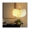 Brightech Lámpara de pie arqueada ondulada Sombra de_4