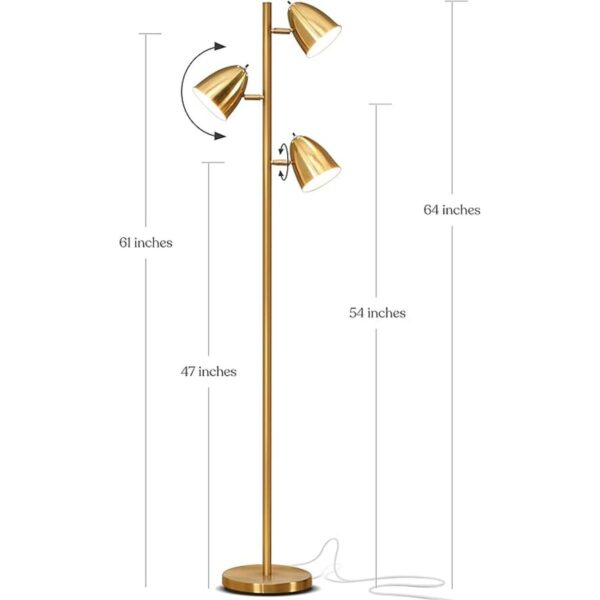 Brightech Jacob Lámpara de pie LED modernas y brillantes_5