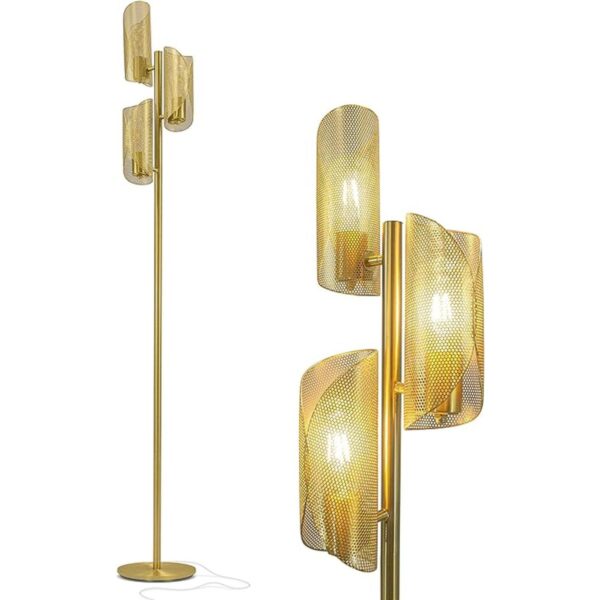 Brightech Lyra Lámpara de pie LED para árbol de mediados_1