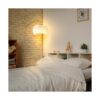 Brightech Lámpara de pie arqueada ondulada Sombra de_3