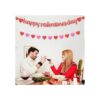 Brillante pancarta de feliz día de San Valentín 10 pies