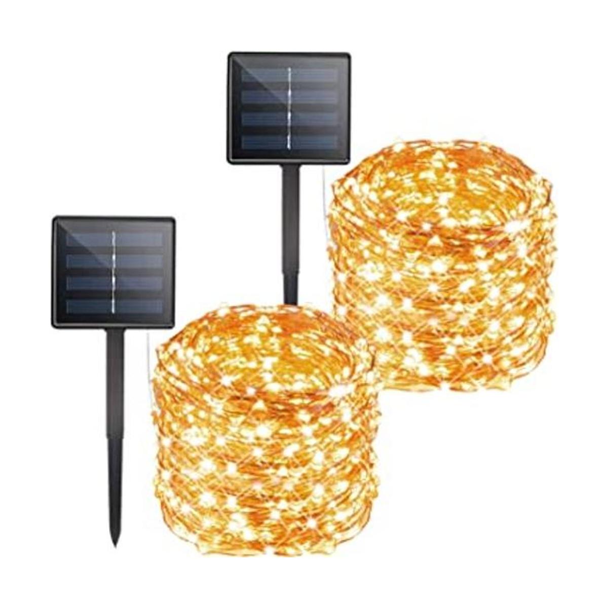 Brightown Tira de luces solares para exteriores paquete