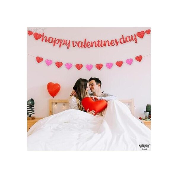 Brillante pancarta de feliz día de San Valentín 10 pies