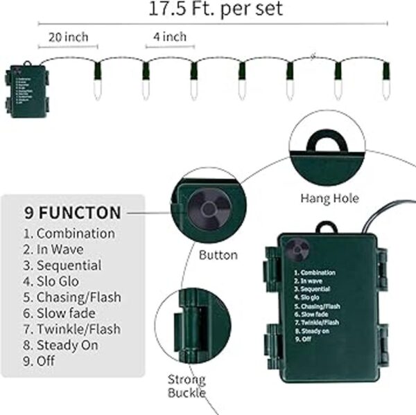 Brightown Serie de miniluces de Navidad Luces LED_4