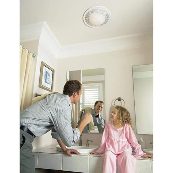 Broan Ventilador y luz combinación Blanco 750_3