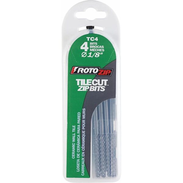 Brocas de carburo Roto Zip TC4 de 18 pulgadas paquete de 4_3