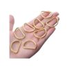 BronaGrand 50 anillos en D semicirculares de metal dorado_2