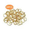 BronaGrand 50 anillos en D semicirculares de metal dorado_4