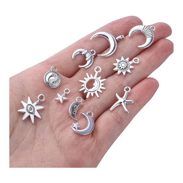 BronaGrand Colgantes de plata antigua de 3.53 oz con