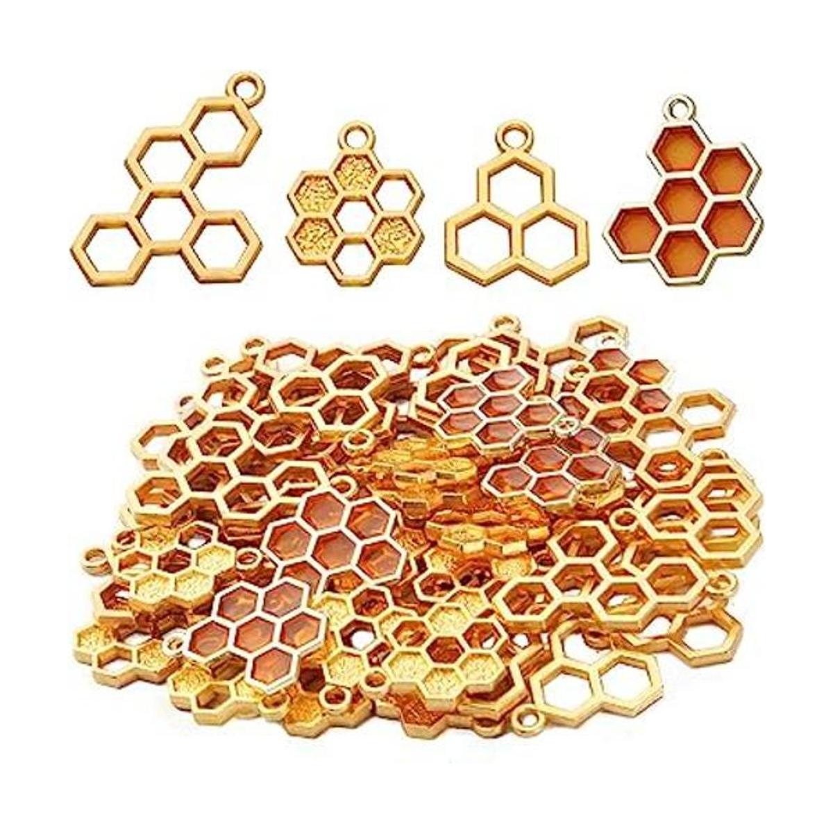 BronaGrand 50 dijes esmaltados de panal de abeja de