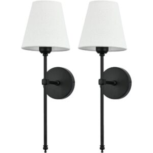 Bsmathom Juego de 2 apliques de pared lámparas de pared