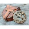 Brújula vintage con funda de cuero brújula de_6
