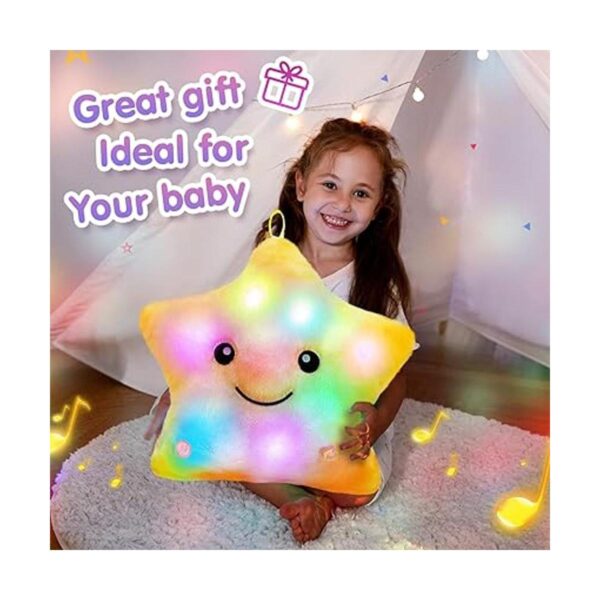 Bstaofy Juguete de peluche de 13 pulgadas con luces LED y_4