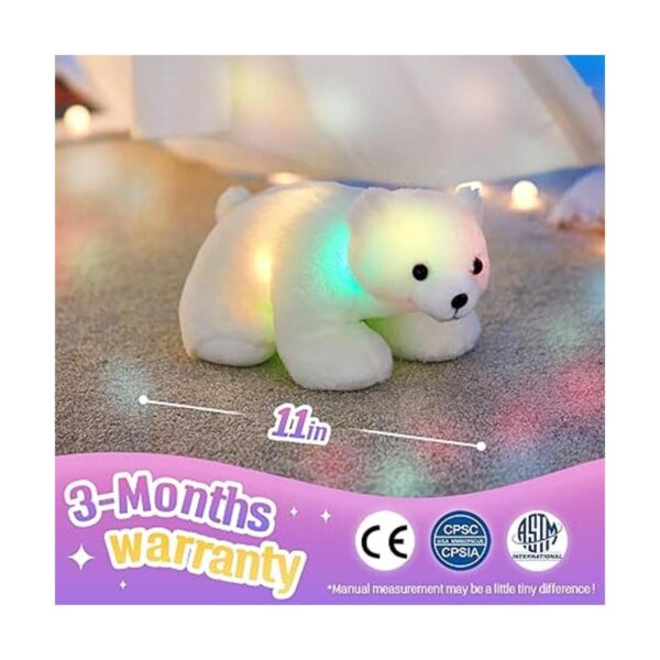 Bstaofy Peluche de oso polar con luz LED con luz_2