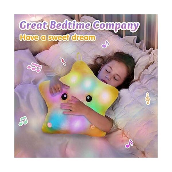 Bstaofy Juguete de peluche de 13 pulgadas con luces LED y_3