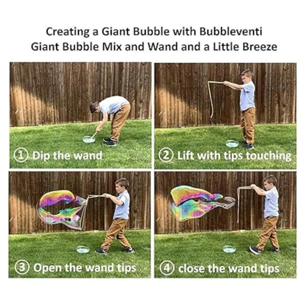 Bubbleventi Varitas gigantes de burbujas paquete de 3_4