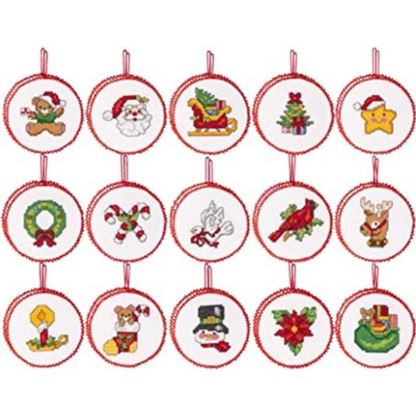 Bucilla Colección clásica de Navidad juego de 14 adornos_1