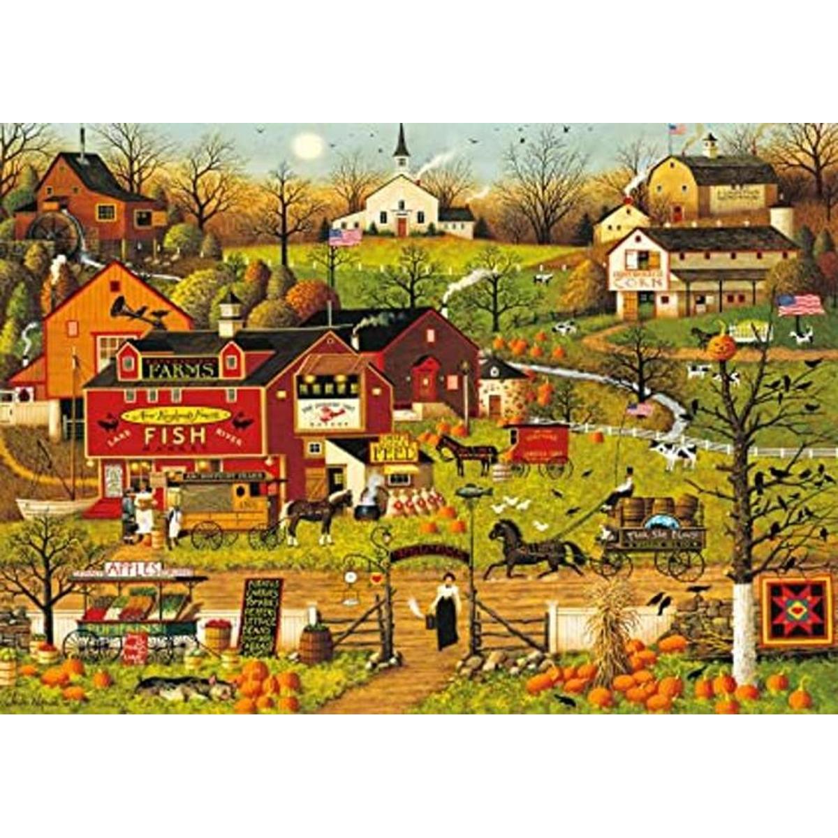 Buffalo Games Charles Wysocki Blackbirds Roost at Mill