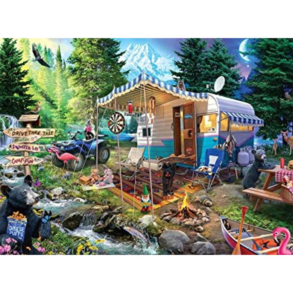 Buffalo Games Mountain Retreat Rompecabezas de 1000 piezas