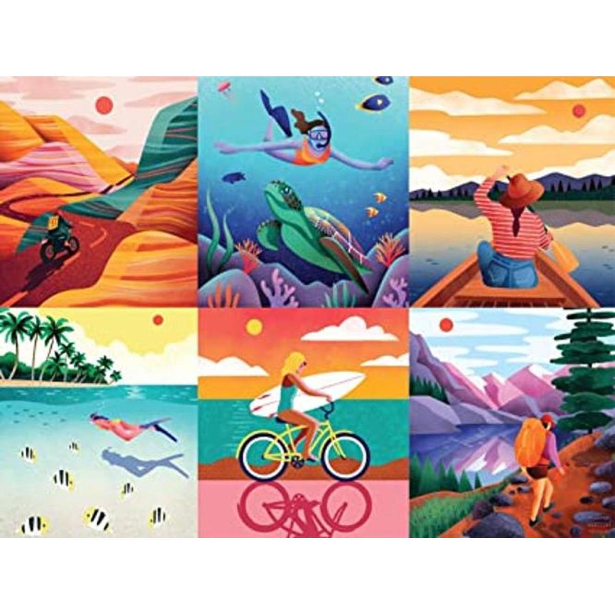 Buffalo Games Wanderlust Puzzle 1500 piezas