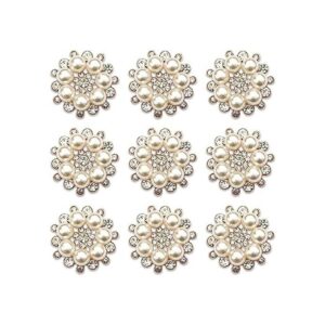 Builcker 20 piezas chapadas en plata con cuentas redondas_1