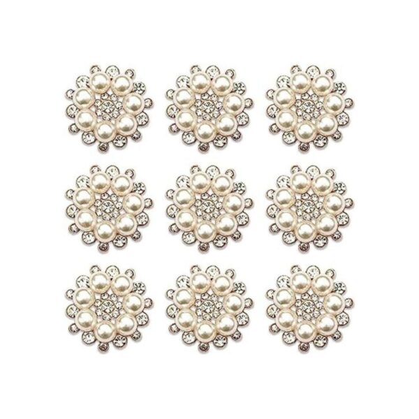 Builcker 20 piezas chapadas en plata con cuentas redondas_1