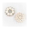 Builcker 20 piezas chapadas en plata con cuentas redondas_6