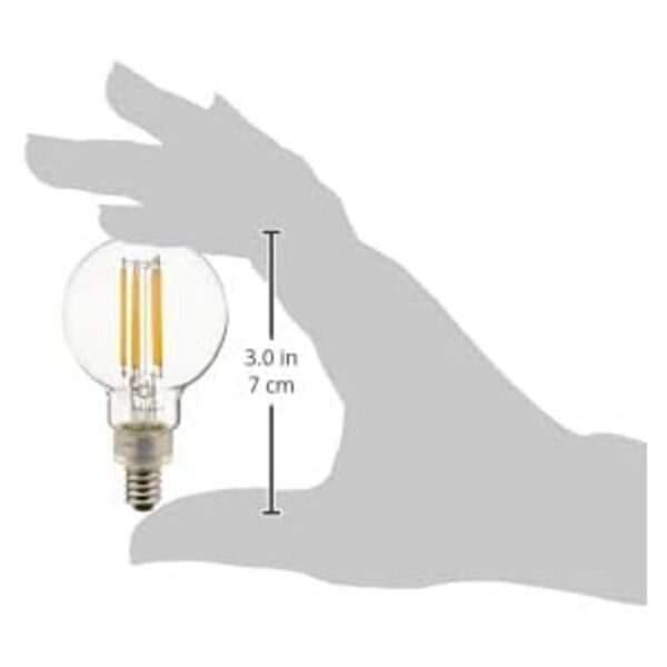 Bulbrite 776873 Bombilla LED G16 de 4 W con base de_3