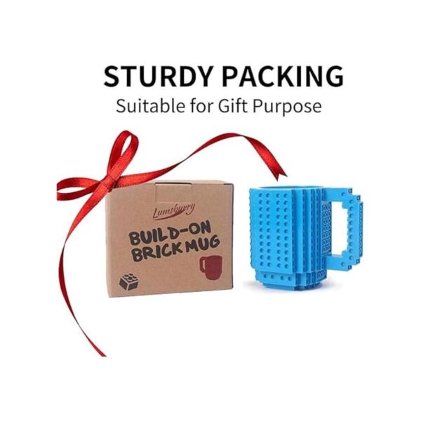 Buildon Brick Taza de café para construir con bloques