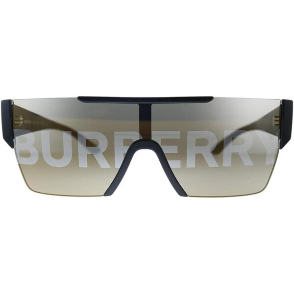 Burberry BE 4291 3001G Black Plastic Rectangle Sunglasses_2