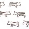 Butler en el hogar Vaca Bull Clips de papel con forma de_2