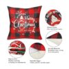 ButyHome Juego de 4 fundas de almohada de Navidad de 18 x
