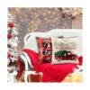 ButyHome Juego de 4 fundas de almohada de Navidad de 18 x