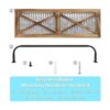 Butizone Toallero de baño rústico soporte de toalla para