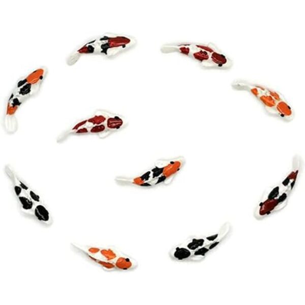 Buy Easy 10 Mezcla Colorido Koi Fish Fairy Garden Animal