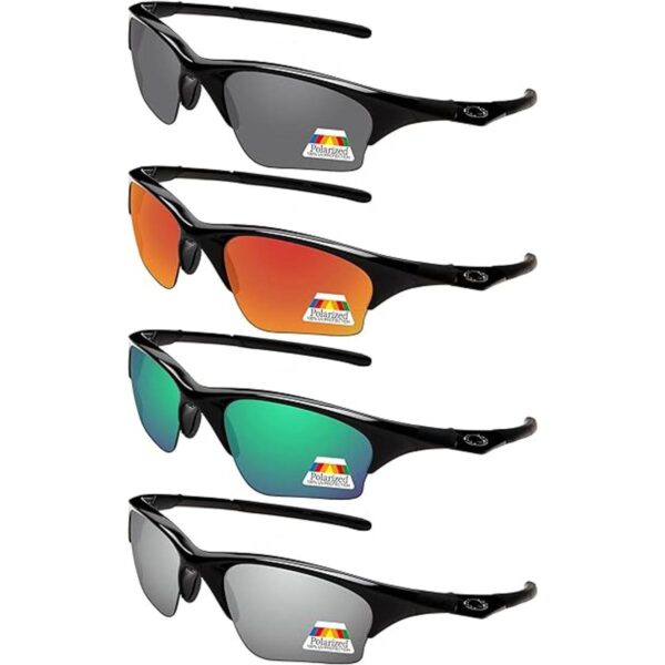 Bwake Lentes de repuesto para lentes de sol Oakley Half_2