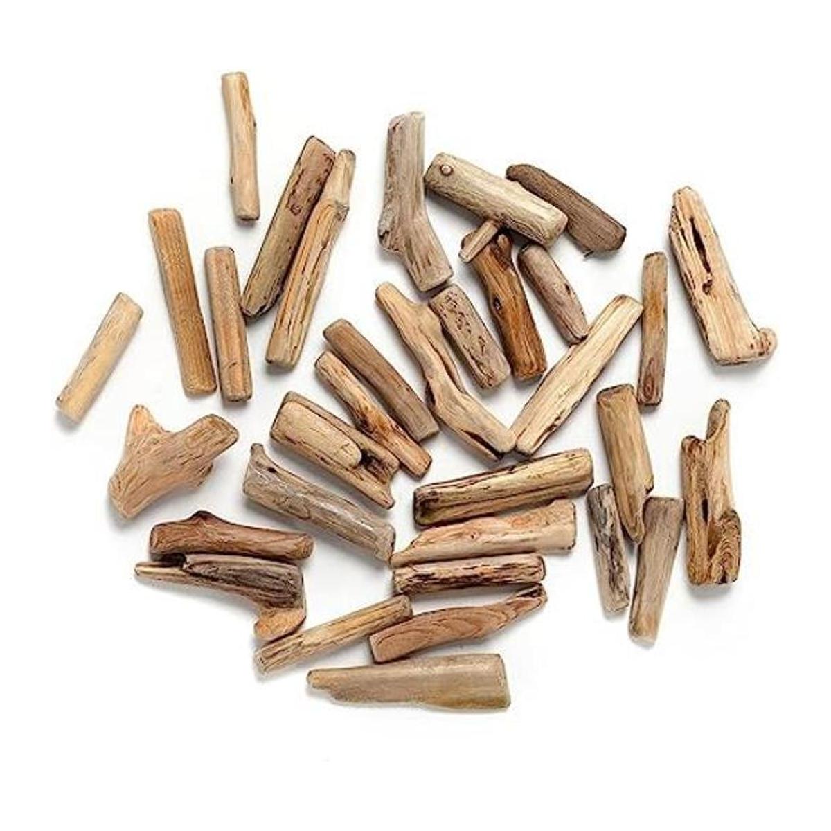 Byher Piezas de madera flotante para manualidades corona
