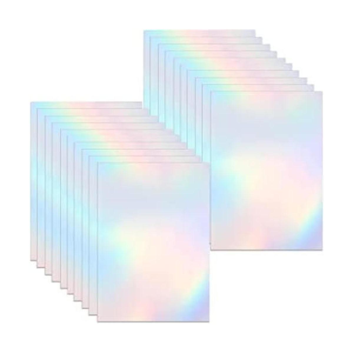 Bylion Papel adhesivo de vinilo superpuesto holográfico