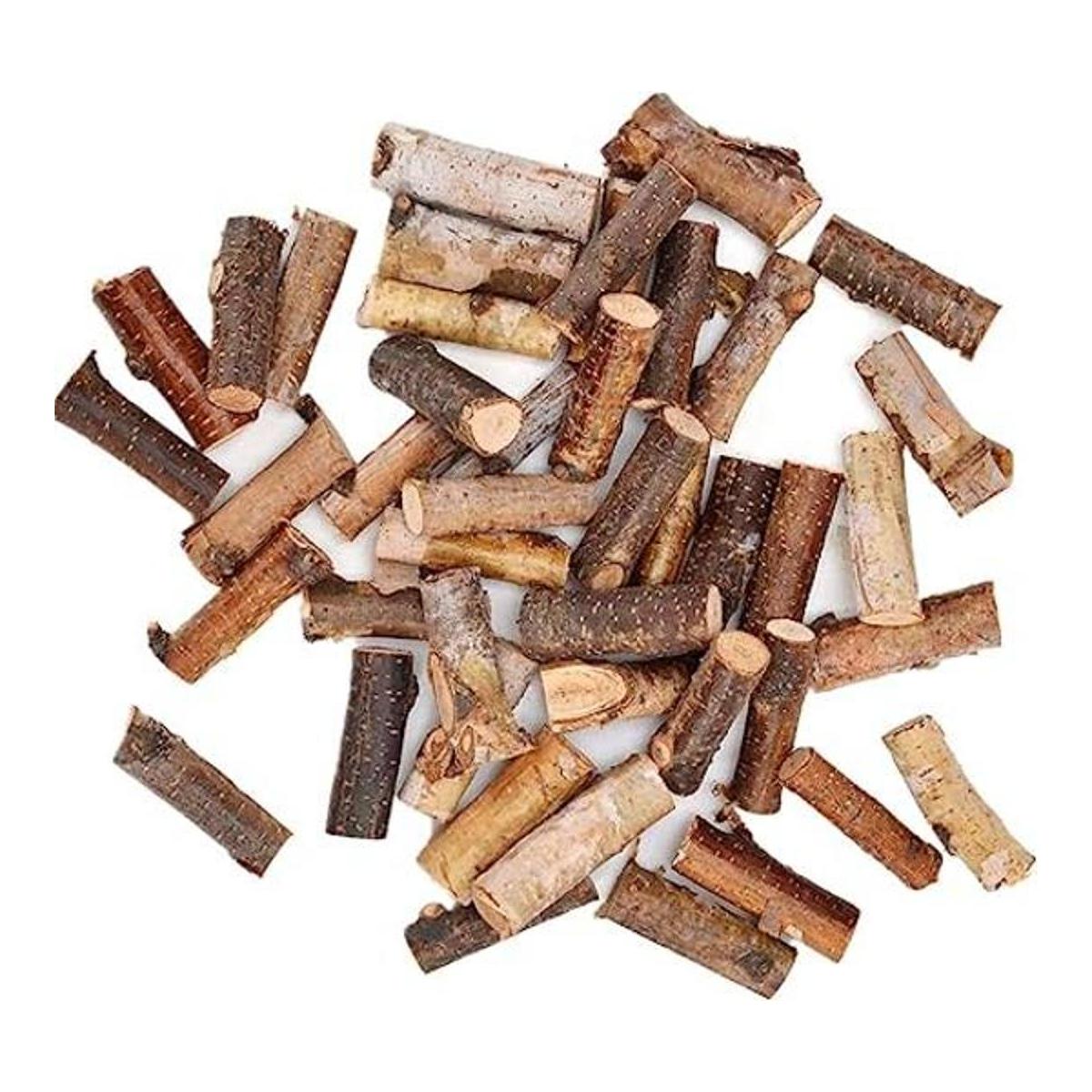 Byher Palitos de manualidades mini tronco de madera para