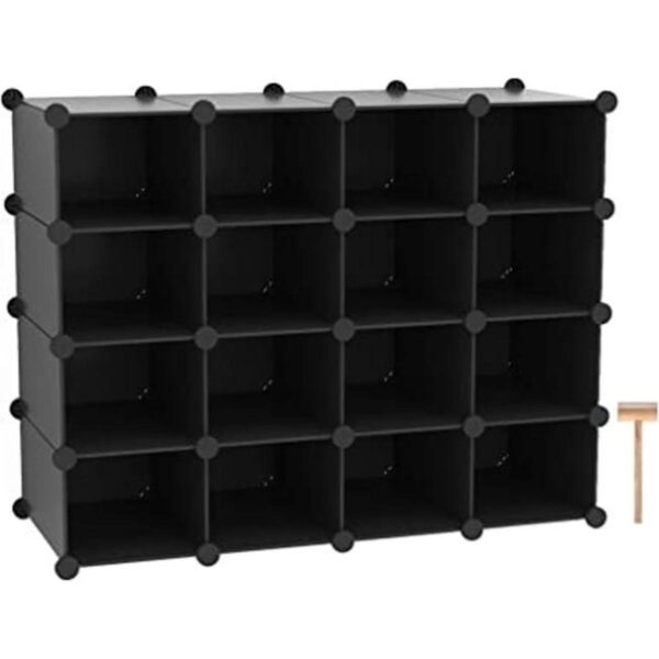 CAHOME Zapatero de plástico soporte modular de