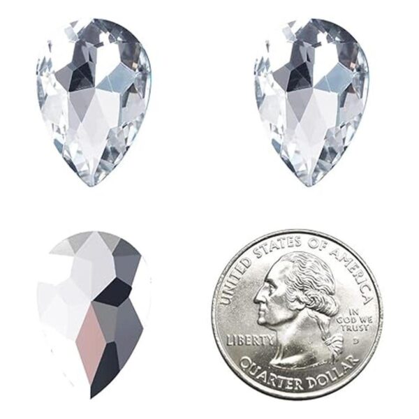 CZ Piedras de cristal con forma de lágrima para_6