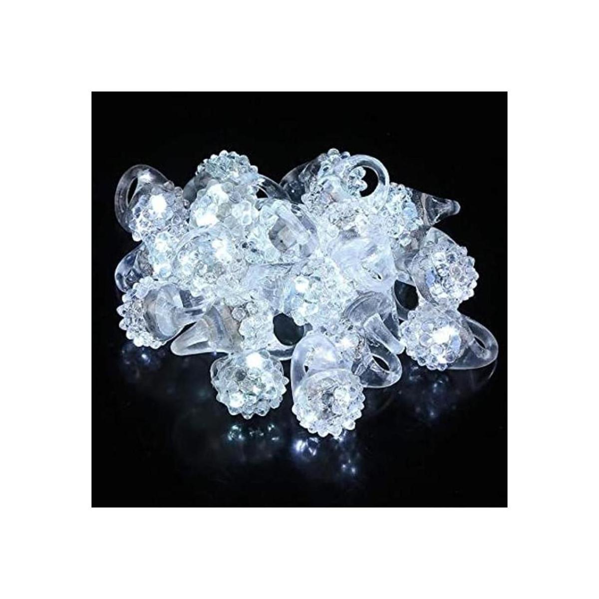 CH Solutions Anillos de dedo brillantes con luz LED