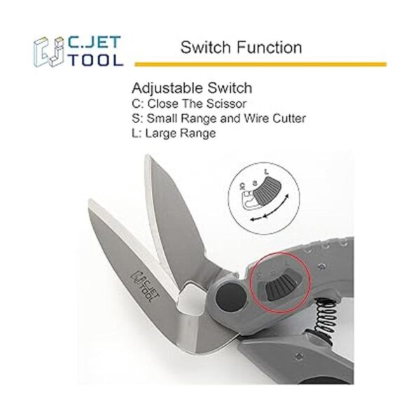 C.JET TOOL Tijeras resistentes de 10 pulgadas tijeras_4