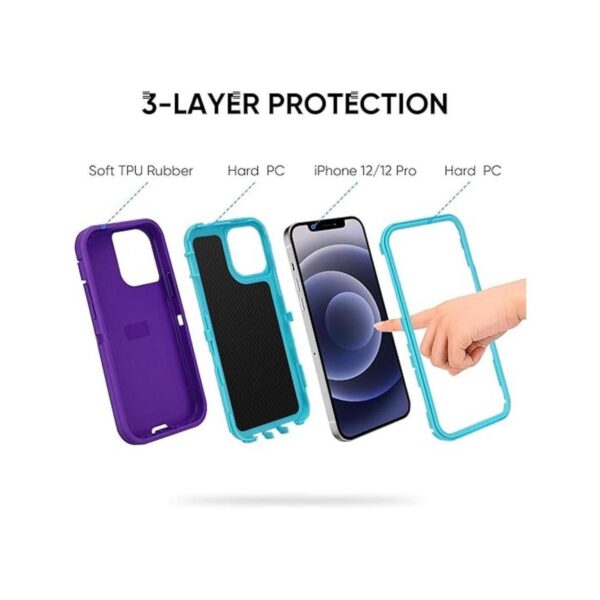 CAFEWICH Funda compatible con iPhone 12iPhone 12 Pro de_3