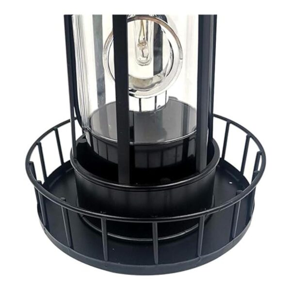 CALIDAKA Faro solar LED con energía solar de 360 grados_3