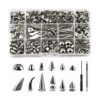 CAMXTOOL Juego de 270 puntas punk puntas para ropa 12_1