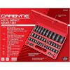 CARBYNE Juego de llaves de impacto 40 piezas SAE y