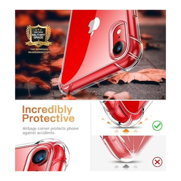 CANSHN Funda transparente diseñada para iPhone XR_3